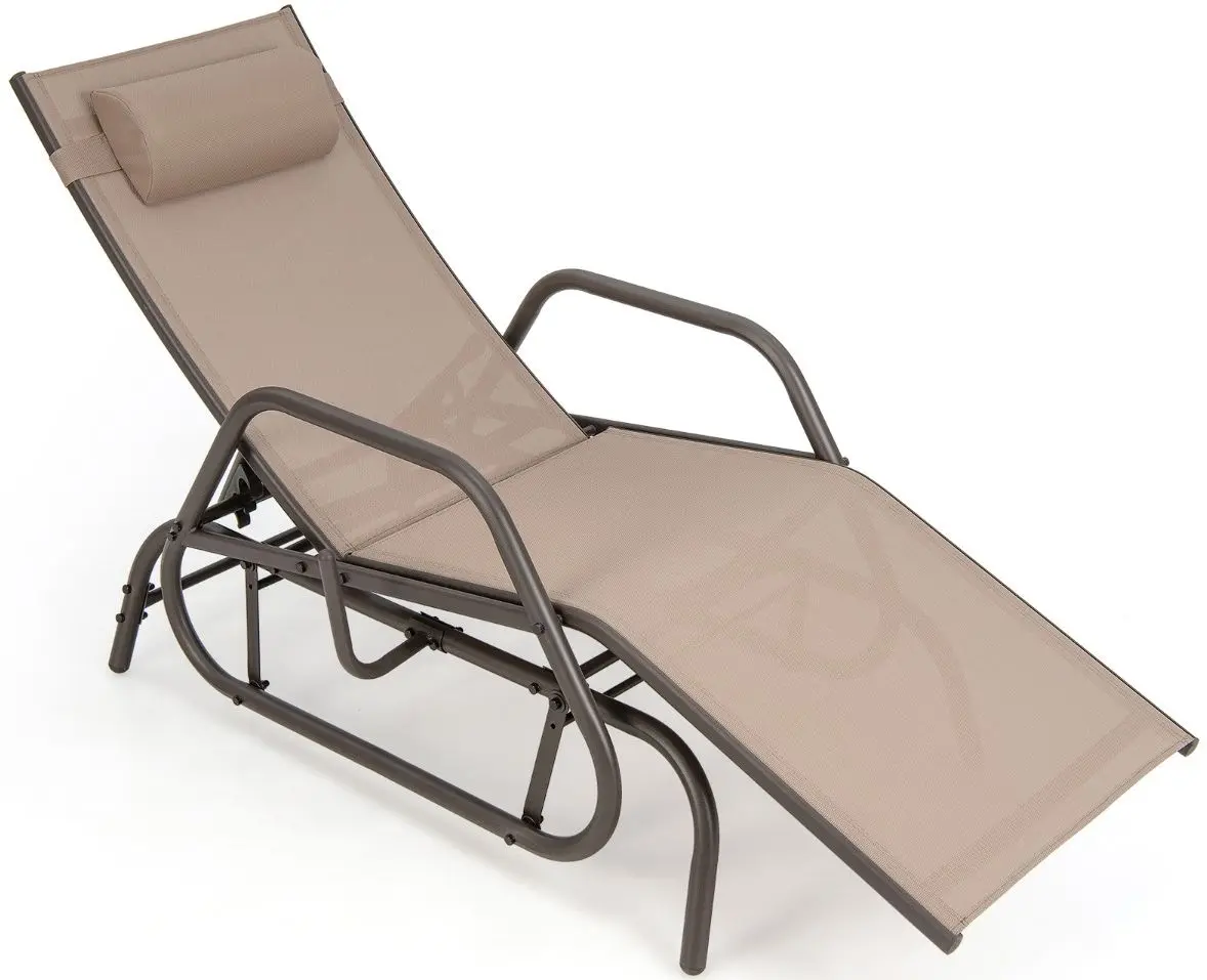 Sezlong Costway NP11031CF (Brown)