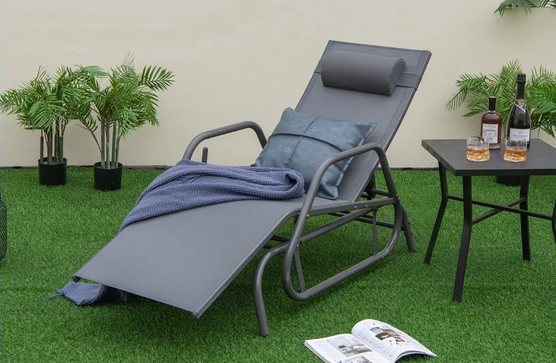 Sezlong Costway NP11031GR (Grey)