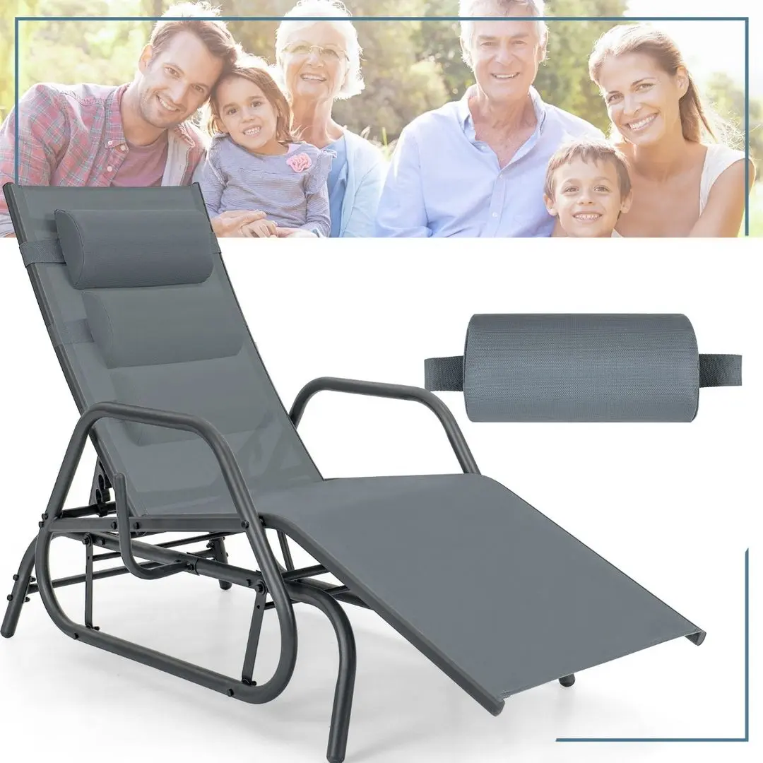 Sezlong Costway NP11031GR (Grey)