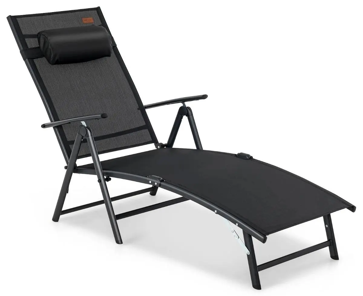 Sezlong Costway NP11138DK (Black) - 2
