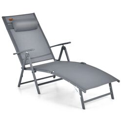 Sezlong Costway NP11138GR (Grey) Thumb