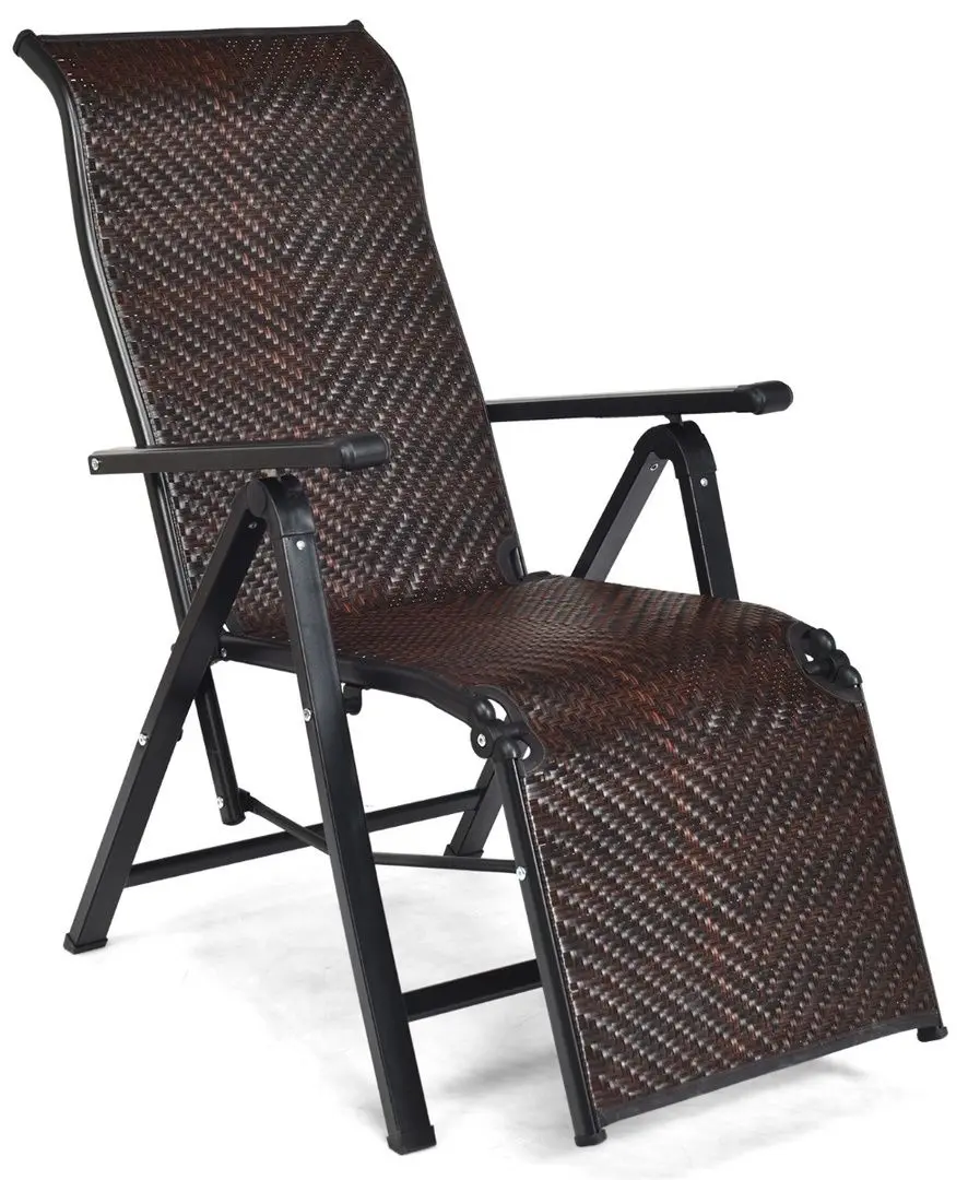 Шезлонг Costway NP11386-1 (Brown)