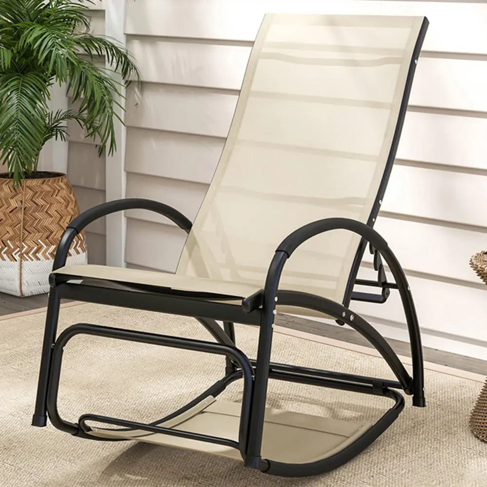 Sezlong Costway NP11615BE (Cream)