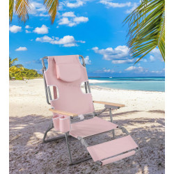 Sezlong Costway NP12638BE (Pink)