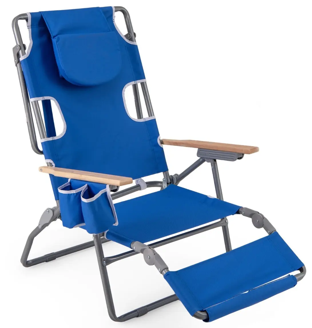 Шезлонг Costway NP12638NY (Blue) - 2