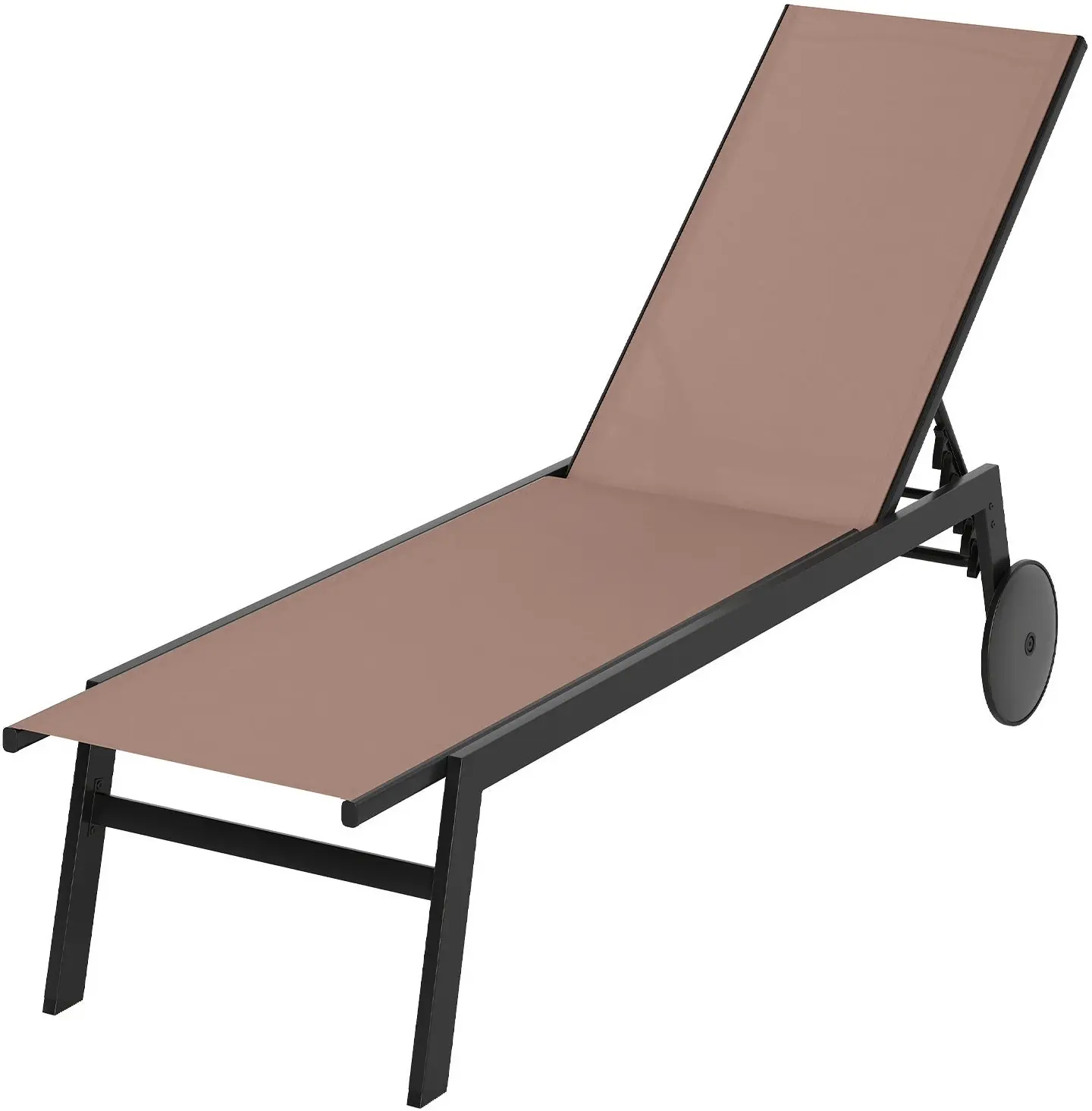 Шезлонг Costway NP12860CF-1 (Brown) - 2