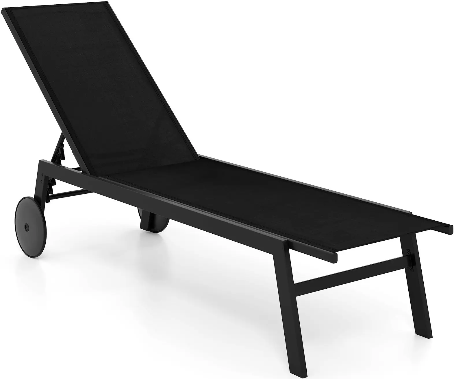 Шезлонг Costway NP12860DK-1 (Black) - 2
