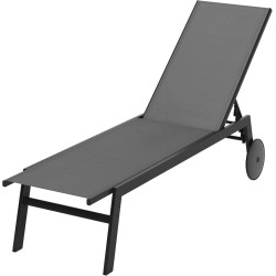 Шезлонг Costway NP12860GR-1 (Grey) Thumb