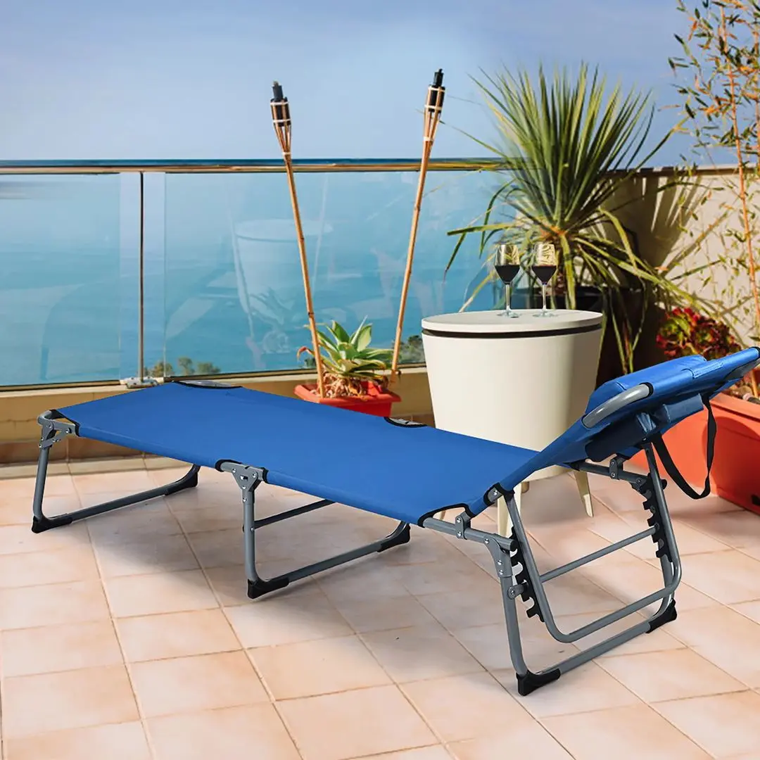 Sezlong Costway OP70561BL (Blue)