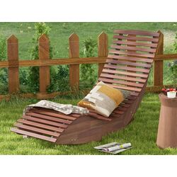 Шезлонг-качалка Costway NP11504 (Brown)