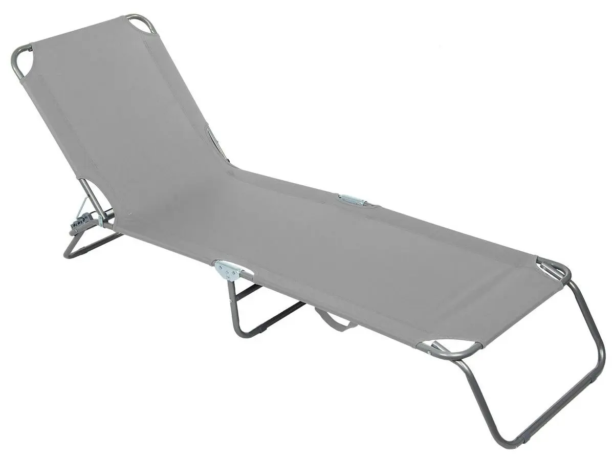Шезлонг Enero Camp 1032412 (Grey)