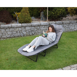 Sezlong Enero Camp 1065458 (Grey) Thumb