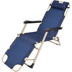 Шезлонг Enero Camp 1065496 (Blue/Beige)