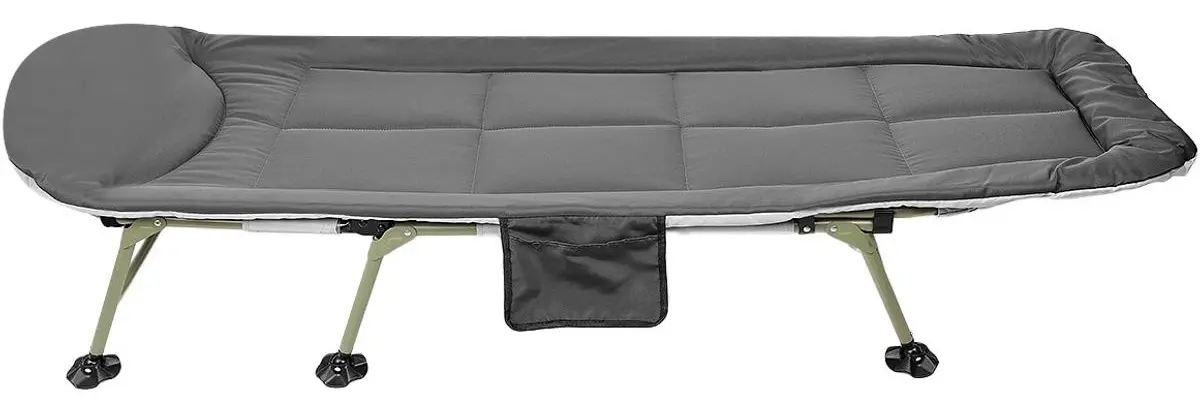 Шезлонг Enero Camp Deluxe Hoiday 1065441 (Dark Green/Grey)