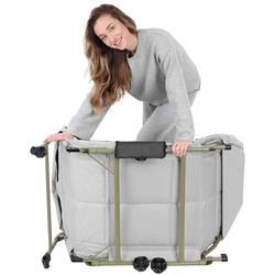 Шезлонг Enero Camp Deluxe Hoiday 1065441 (Dark Green/Grey) Thumb