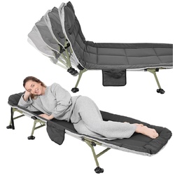 Шезлонг Enero Camp Deluxe Hoiday 1065441 (Dark Green/Grey) Thumb