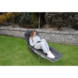 Шезлонг Enero Camp Deluxe Hoiday 1065441 (Dark Green/Grey) Thumb