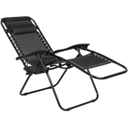 Sezlong Funfit Zero Gravity 4887 (Black) Thumb