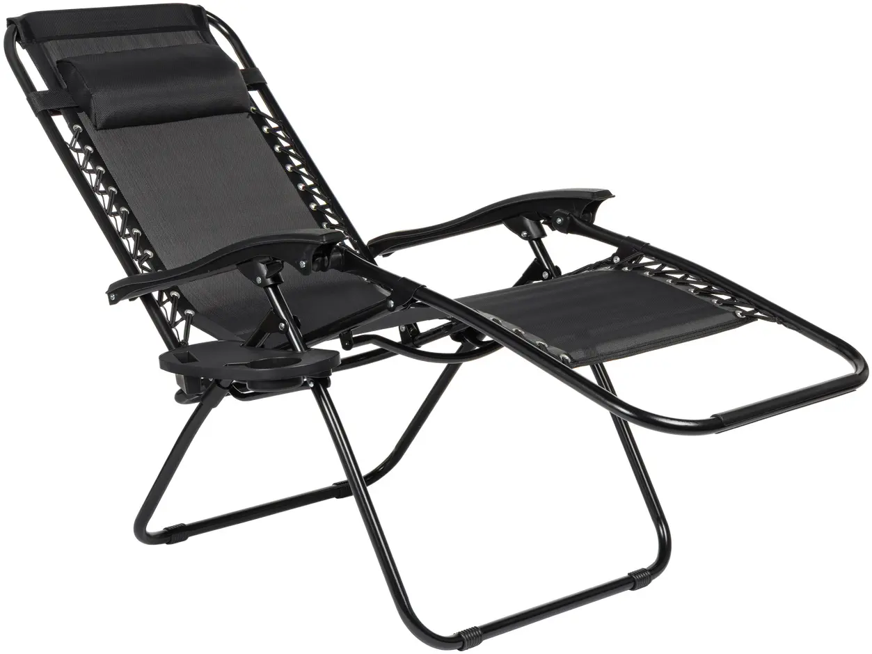 Sezlong Funfit Zero Gravity 4887 (Black) - 2