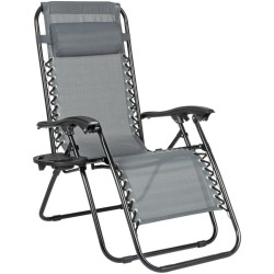 Sezlong Funfit Zero Gravity 4888 (Gray) Thumb