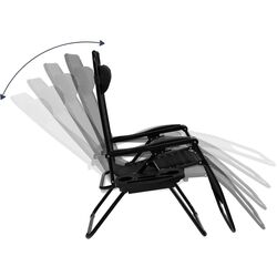 Шезлонг GardenLine LEZ2753 (Black) Thumb