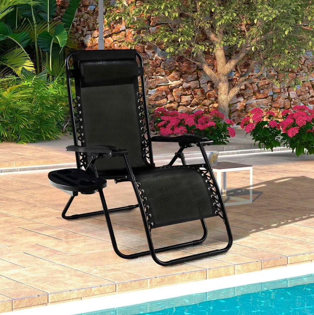 Шезлонг GardenLine LEZ2753 (Black)