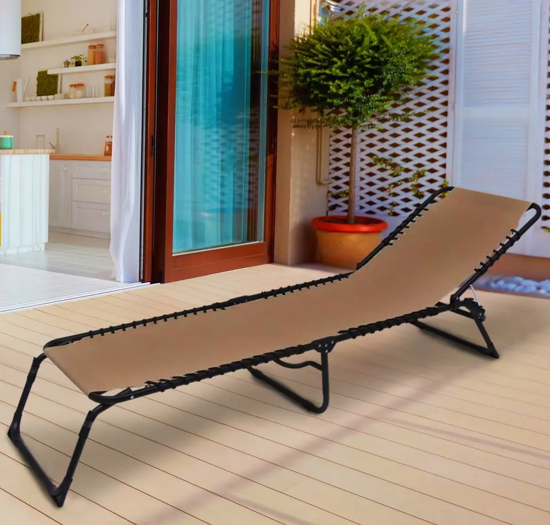 Шезлонг GardenLine LEZ2784 (Brown)