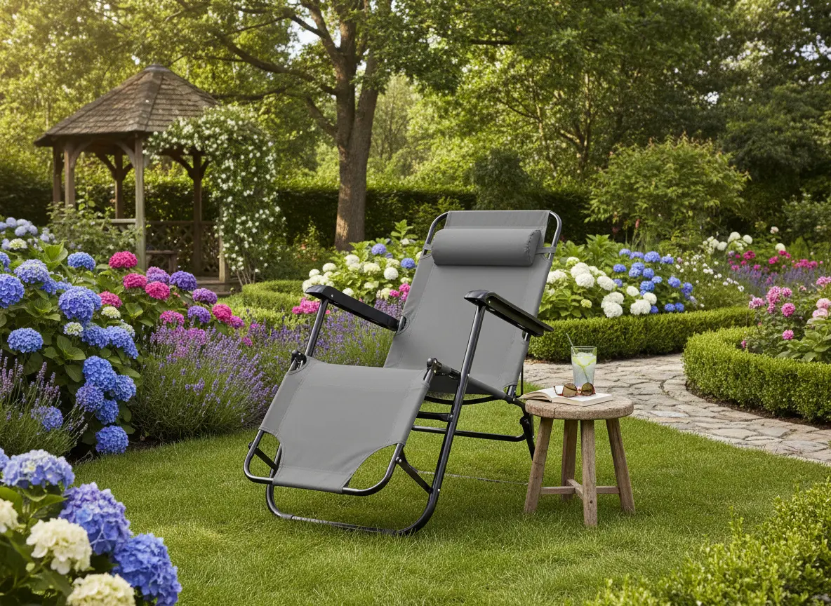 Шезлонг GardenLine LEZ6896 (Grey)