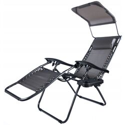 Шезлонг с тентом Gotel L66Z1 (Black) Thumb