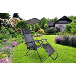 Sezlong cu copertina Gotel L66Z1 (Black)