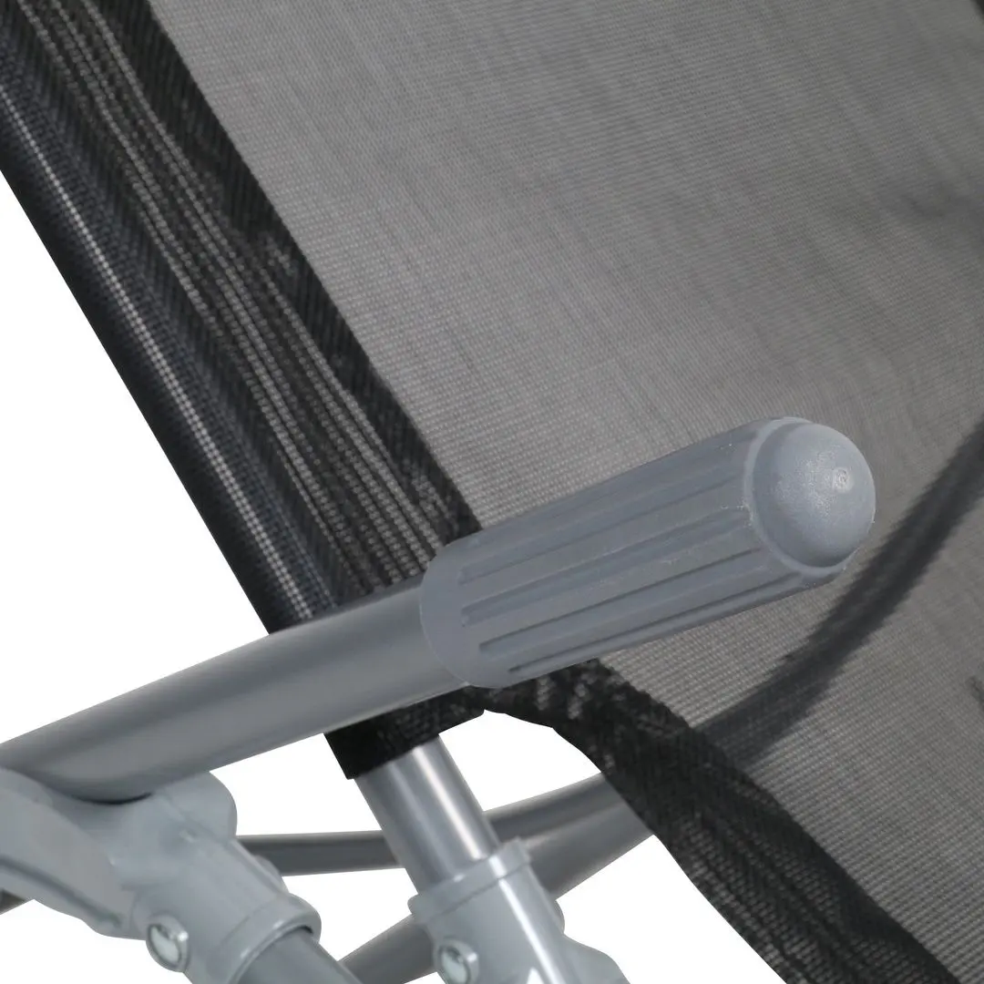 Sezlong GreeMotion 192x100 (Black)