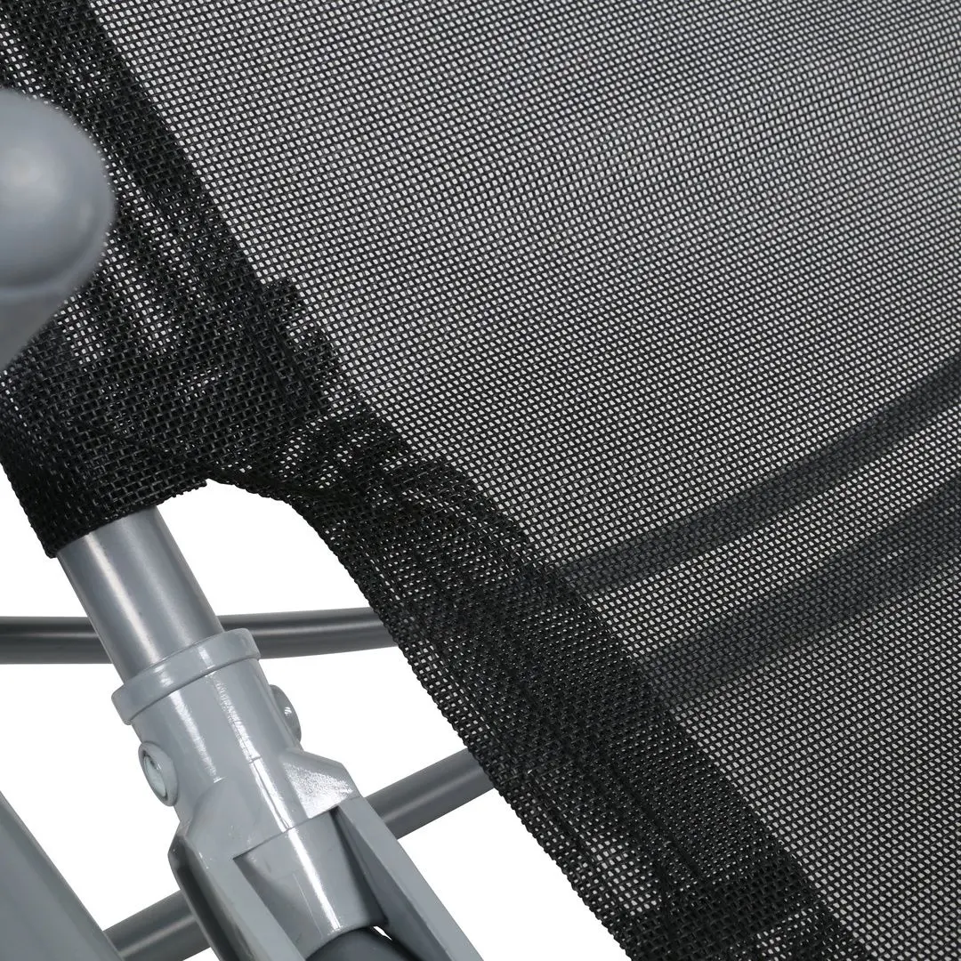 Sezlong GreeMotion 192x100 (Black)