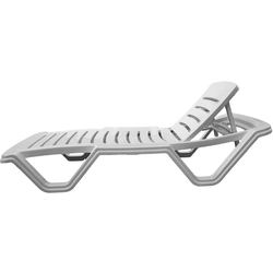 Шезлонг Heniver Ocean 180x61x45 (White) Thumb