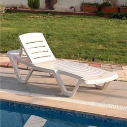 Sezlong Heniver Ocean 180x61x45 (White)