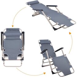 Шезлонг Holland 38079 (Grey) Thumb