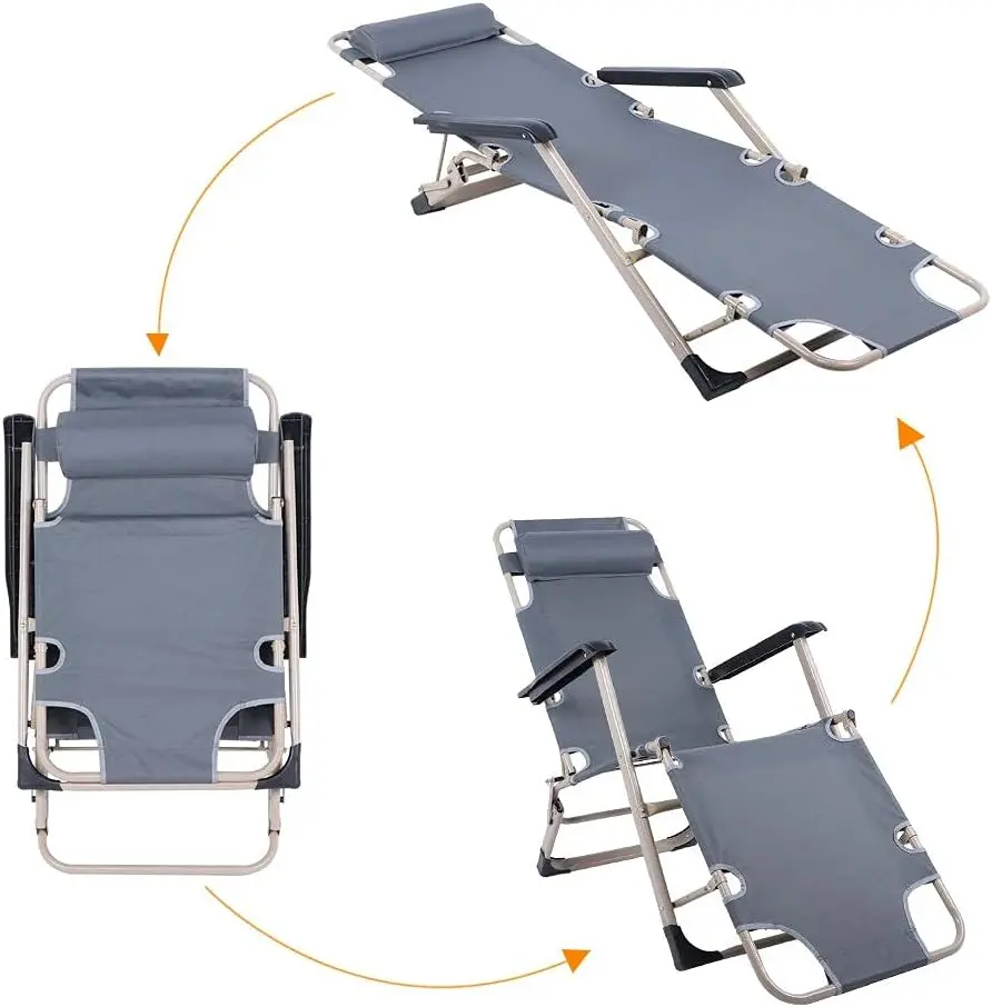 Шезлонг Holland 38079 (Grey)