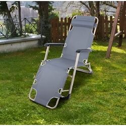 Шезлонг Holland 38079 (Grey)