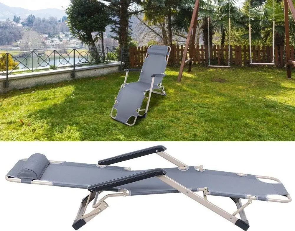 Шезлонг Holland 38079 (Grey)