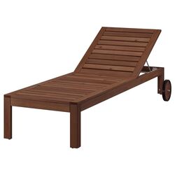 Шезлонг Ikea Applaro (Коричневая Морилка)