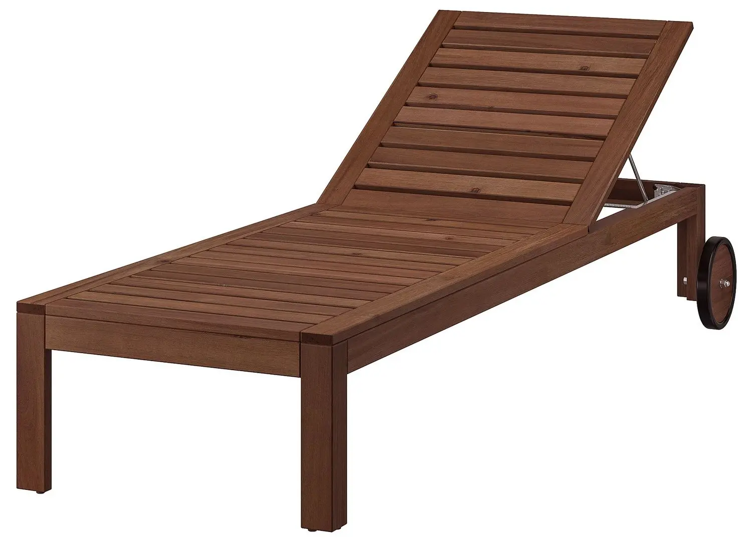 Шезлонг Ikea Applaro (Коричневая Морилка)