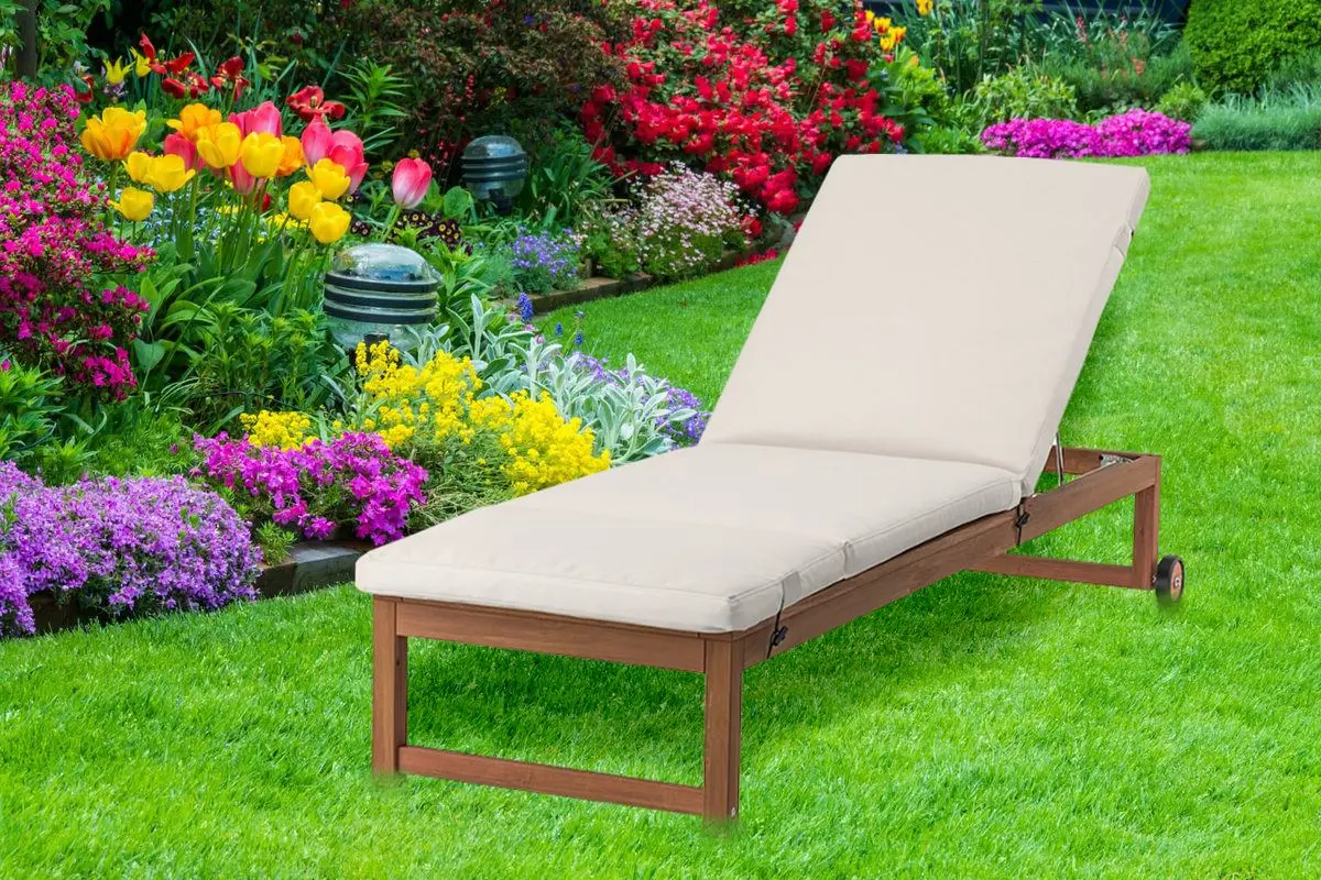 Sezlong Ikea Nammaro (Maro Deschis Vopsit/Froson/Duvholmen Bej)