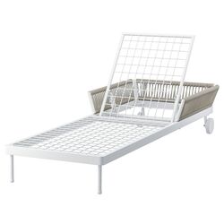 Шезлонг Ikea Segeron (Белый/Бежевый) Thumb