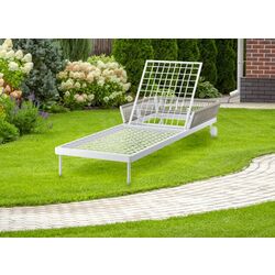 Шезлонг Ikea Segeron (Белый/Бежевый)