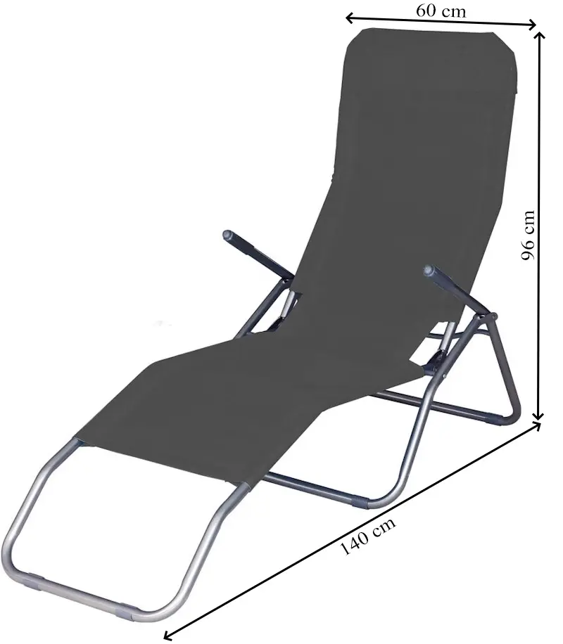 Sezlong ST Leisure Equipment Jamaica 802602 (Dark Grey)