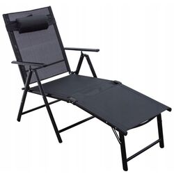 Шезлонг Jumi OM-281653 (Black) Thumb