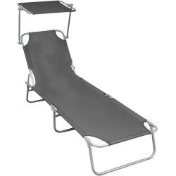 Шезлонг Jumi OM-282124 (Grey) Thumb