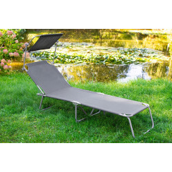 Шезлонг Jumi OM-282124 (Grey)