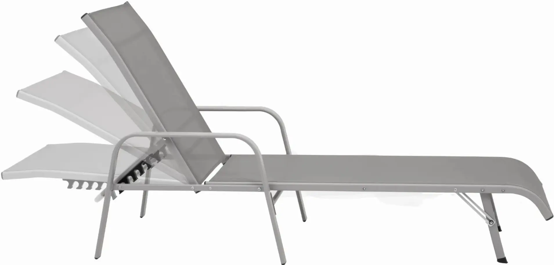 Шезлонг Jumi OM-358126 (Grey) - 3
