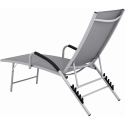 Шезлонг Jumi OM-358157 (Grey) Thumb