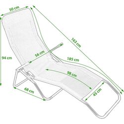 Sezlong Jumi OM-719262 (Green) Thumb